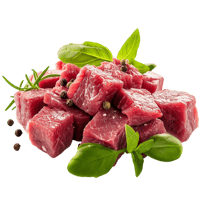 diced beef
